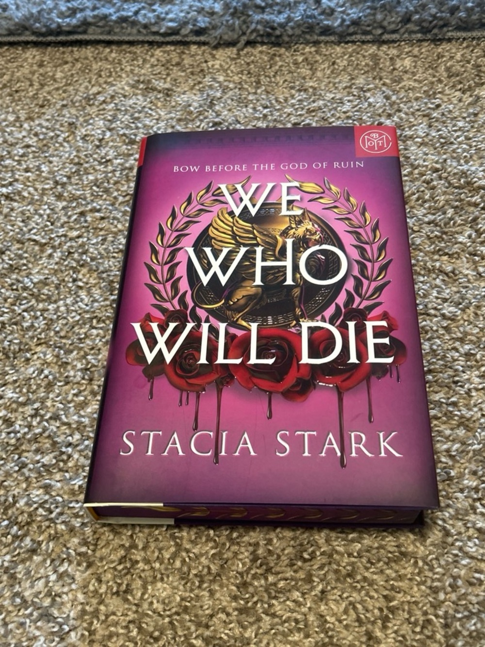 We Who Will Die by Stacia Stark - Purple Hardcover